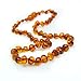 The Art of Cure Baltic Amber Teething Necklace for Baby - Anti-inflammatory - Honey