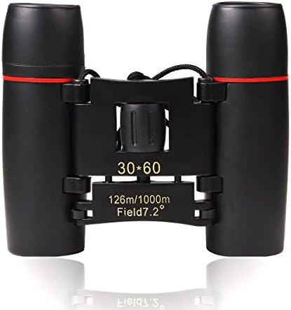 Bioncular Telescope, 30x60 Folding Bioncular Telescope with Night Vision for outdoor birding travelling sightseeing hunting etc