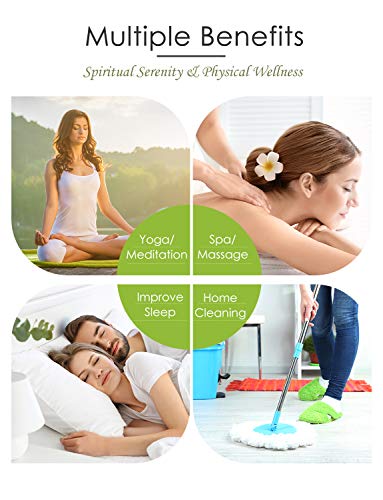 Homasy Aromatherapy Essential Oil Set, 100% Pure Essential Oils Gift Set, Top 6 Natural Essential Fragrance Oil Set for Diffuser, 10ML(Tea Tree, Peppermint, Lavender, Eucalyptus, Lemon Grass, Orange)