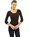 PattyBoutik Women's Crew Neck with Infinity Scarf Sweater