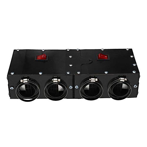 Universal DC 12V 800W Car Vehicle Fan Heater Heating Warmer Windscreen- Defroster Demister Fan Car Heater Defroster Hot 4 Port Professional - Thumbnail 6