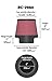 K&N Universal Clamp-On Air Filter: High Performance, Premium, Washable, Replacement Engine Filter: Flange Diameter: 6 In, Filter Height: 5 In, Flange Length: 1 In, Shape: Round Tapered, RC-2960