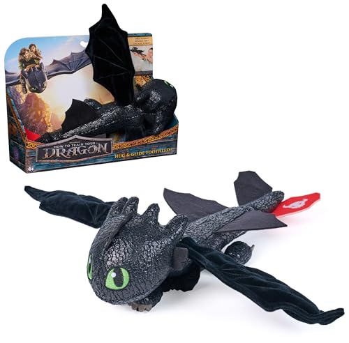 - Peluche Desdentao Cómo Entrenar a tu Dragón: Vuela y Abraza - Peluche Dragón de +30 cm Furia Nocturna - 6072913 - Juguetes Niños 4 Años + - Regalo Niño 4 Años +