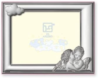 Silver Touch USA Sterling Silver Picture Frame, Angel, 5" x 7"