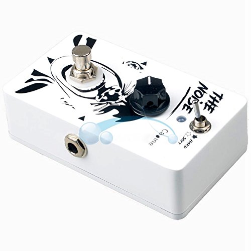 OLS CP-39 Noise Gate Pedal 9V DC Center Negative Aluminum Alloy Guitar Effect Accessaries with Ture Bypass - White