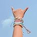 EEPIRR PrePiece Vsco Bracelet Kit, Handmade and Waterproof Natural Shell/Braided Friendship/Ponybead/Wax String Bracelets Set 6 Pack