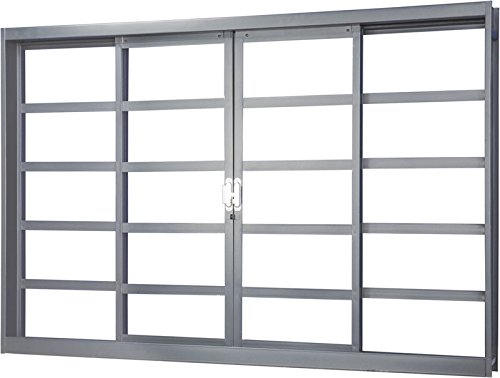 Janela Ferro 4 Folhas sem Veneziana e sem Grade 100 x 120 cm Mgm