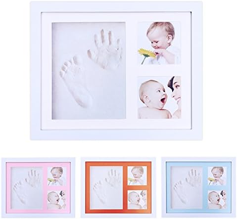 Baby Hand and Footprint Picture Frame Kit, Baby Handprint Kit Baby Shower Gifts Registry