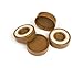Slipstick CB520 Furniture Caster Cups / Floor Protector Coasters for Furniture Feet (Set of 4 Grippers) 1-3/4 Inch Round - Caramel