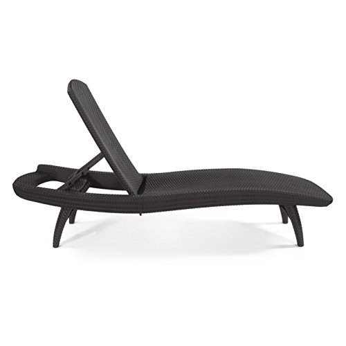 Keter Pacific 3Piece AllWeather Adjustable Patio Sun Loungers and