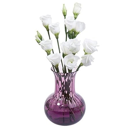 Dartington Crystal Medium Vase Crystal Amethyst Amazon Co Uk