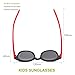 RIVBOS RBK001 Polarized Kids Sunglasses For Boys Girls for Baby and Children Aged 3-10 Yr