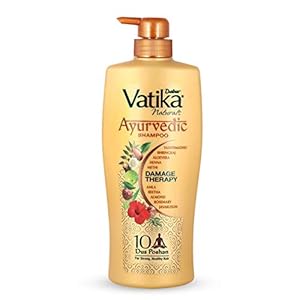 Dabur Vatika Ayurvedic Shampoo for Hair Fall Control & Damage free Strong and Shiny hair – 640ml