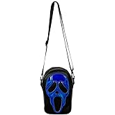 HDMGCR Halloween Crossbody Bag Reflective Ghost Face Purse for Women Men Halloween Accessories