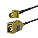 Eightwood for XM Sirius Satellite Radio Antenna Fakra Curry Code K Female to Male Pigtail Extension Cable 1.2m /3.9 feet
