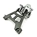 Atomik RC Alloy Front Bulkhead for 1:10 Traxxas Jato - Grey - Replaces Part TRA5530