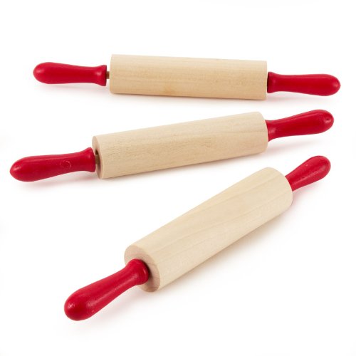 Rolling Pins with Red Handles (8)