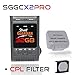 Street Guardian SGGCX2PRO+ Dual Channel 60 FPS Dash Camera with GPS, and CPL