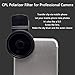 ompait 37MM Professional Cell Phone Camera CPL Lens Filter Circular Universal Portable Polarizer Camera Lens