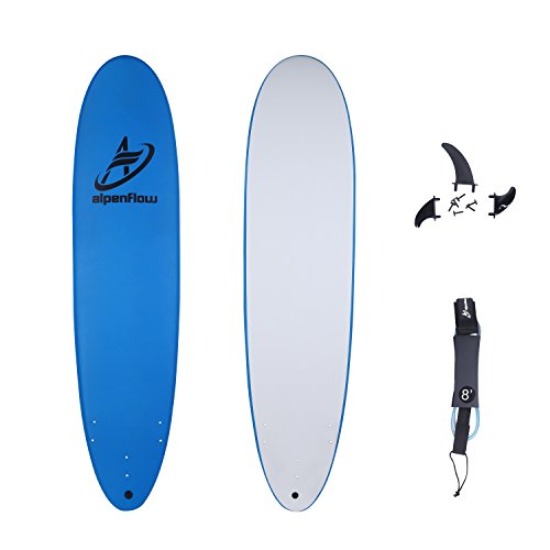 Buy 8' Surfboard Soft Top Foamie Surf Boards Surfing Beach Ocean High