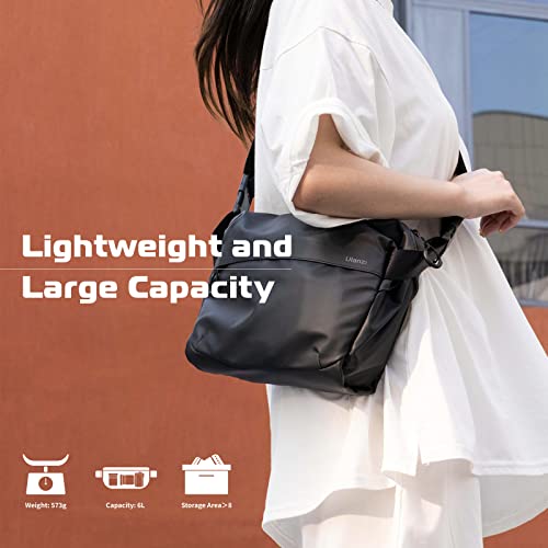 ULANZI Camera Shoulder Bag Photography Travel Messenger Portable Travel Bag Accessories Stylish Crossbody DSLR Sling Bag Compatible with Sony Canon etc -Black