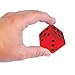 Kicko Big Foam Dice - 36-Piece Set of 1.5 Inch Square Big Dice - Assorted Color Foam Cubes with 1-6 Black Numbering Dots - Engaging Educational and Entertaining Dice Toy for Kids