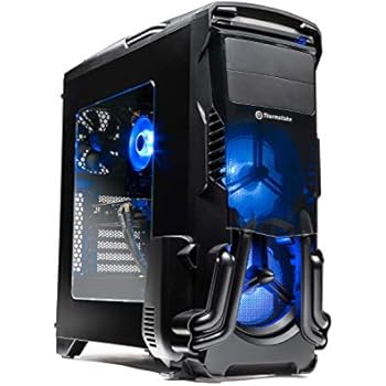 SkyTech Rampage - Gaming Computer PC Desktop - Ryzen 5 1600 6-Core 3.2 GHz, NVIDIA GeForce GTX 1060 3GB, 500G NVMe PCIe SSD, 16GB DDR4, AC WiFi, Windows 10 Home 64-bit (16GB Version)