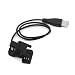 DIZA100 DW64 Wireless Smart Wristband USB Charger Cable - Black
