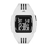 adidas Unisex ADP6091 Duramo XL Digital Watch with White Case and Strap