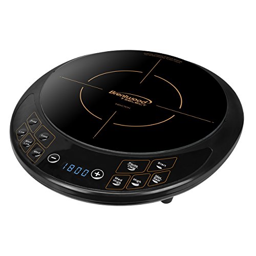 Brentwood Select TS-391 Single Electric Induction Cooktop, Black, Small