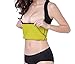 MIRANCO Women's Body Shaper Waist Cincher Tummy Fat Burner Sweat Tank Top Black No Zip Black XX-Large