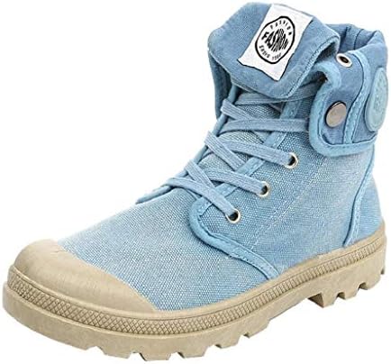 REYO Women Cute Warm Boots Palladium Style Fashion High-top Military Winter Snow Ankle Booties