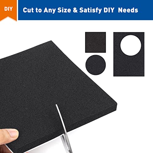 MAGZO Adhesive Foam Pad 1/4 Inch Thick X 4 Inch Long X 4 Inch Wide