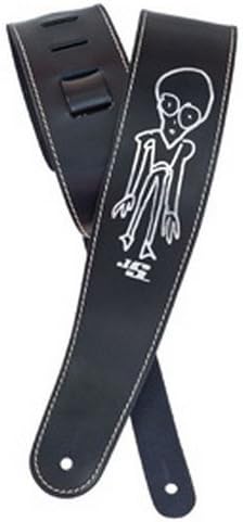 Correa de cuero para guitarra, serie Joe Satriani de Planet Waves, modelo Hombre gris.