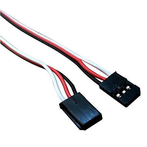 Qiyun Servo Y Extension Wire Cable 30cm Remote Control Y Servo Extension Cord Cable Wire Connectors for RC Airplane