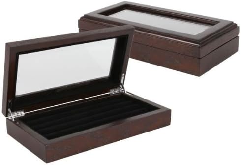 Tabula Rasa Britannica Cufflinks Case 20-pair Mahogany