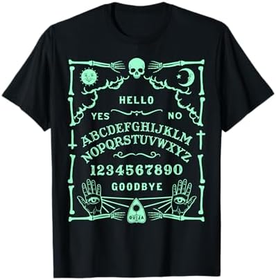 Amazon.com: OUIJA BOARD TSHIRT, SPIRIT BOARD SHIRT (LONG SLEEVE