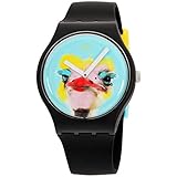 Swatch Blue Sweet Quartz Movement Multi-Color Dial Men's Watch SUOB159