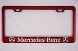 Mercedes-Benz Red License Plate Frame