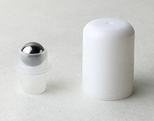 3Pcs 20ml/0.67oz Refillable Empty Blue Glass Roll-on Roller Bottles with Stainless Steel Roller Balls and White Cap for Essential Oil Perfumes Lip Balms Attar Travel Container - Image 4