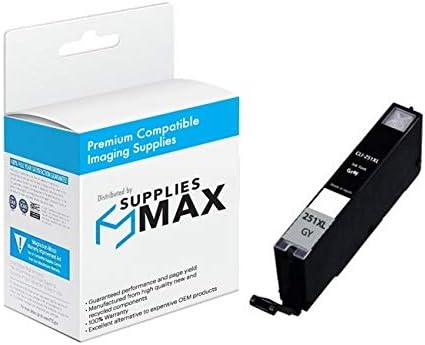 Cli 251xlgy 665 Page Yield 6517b001 Suppliesmax Compatible Replacement For Canon Pixma Ip 87 Mg 63 71 75 Gray Inkjet Electronics Computers Accessories Jasontammemagi Com