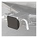 CURT 22750 Black Steel Trailer Hitch Cover, Fits 2-Inch Receiver