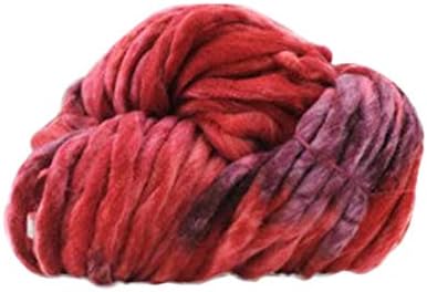 Cocity Worsted Super Soft Smooth Chunky Bulky Silk Wool Yarn 250g