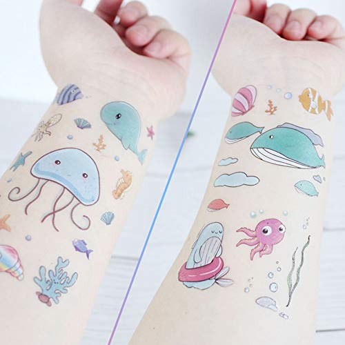 6 Sheets+Temporary+Tattoos+Waterproof+Supplies