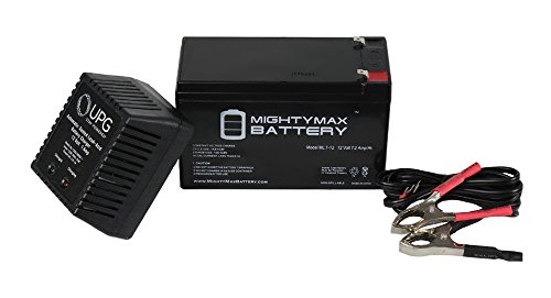 12V 7Ah Compatible Battery For APC BE725 UPS + 12V 1Amp Charger - Mighty Max Battery brand product