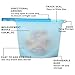 Reusable Silicone Food Storage Bags-6 packs, 2xLarge & 4xMedium Airtight Seal Food Preservation Bag, Plastic Conteiner Food Preservation Bag for Snacks, Sandwiches, Fruits, Lunch, Liquid, Meat