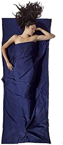 FYSJ Silk Soft Sleeping Bag Liner With Zipper - Lightweight Travel Sheet Camping Sleep Bag Prevent Dirty On Business Hotel