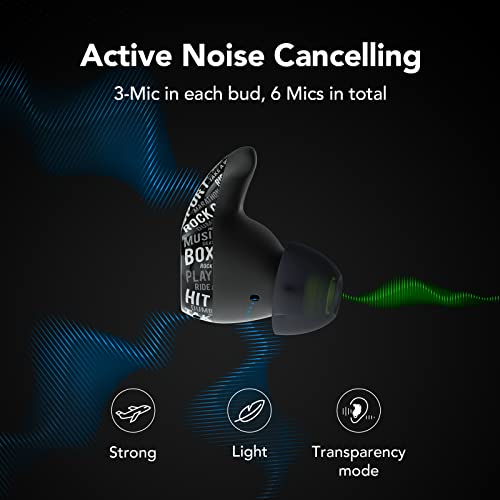 Mifo S True Wireless Earbuds, Active Noise Cancelling Sports Earbuds