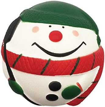 Yalasga Christmas Scented Squishy Slow Rising Anti-stress Simulation Toys For Adult Kids (Snow Man)