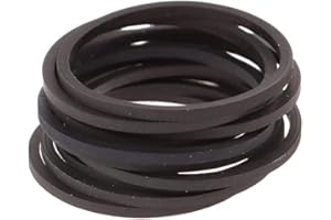 10 Pcs Black Disk Drive Rubber Belt Replacement for Xbox 360, Replacement Belt Kit for Rock Tumblers, Part Accessories